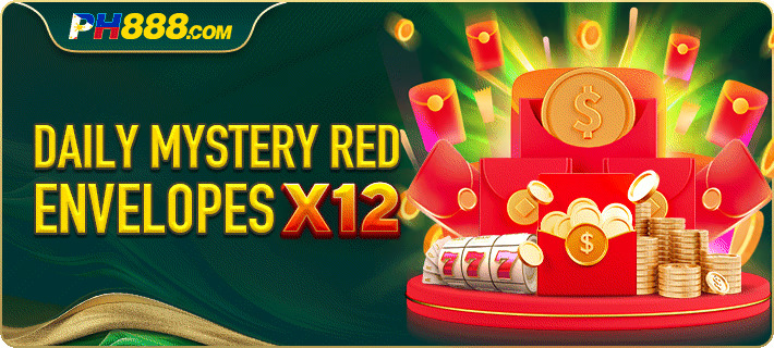 PH888 Daily Mystery Red Envelopes X12: A Special Treat for Players-第1张图片-PH888 JILI Slots